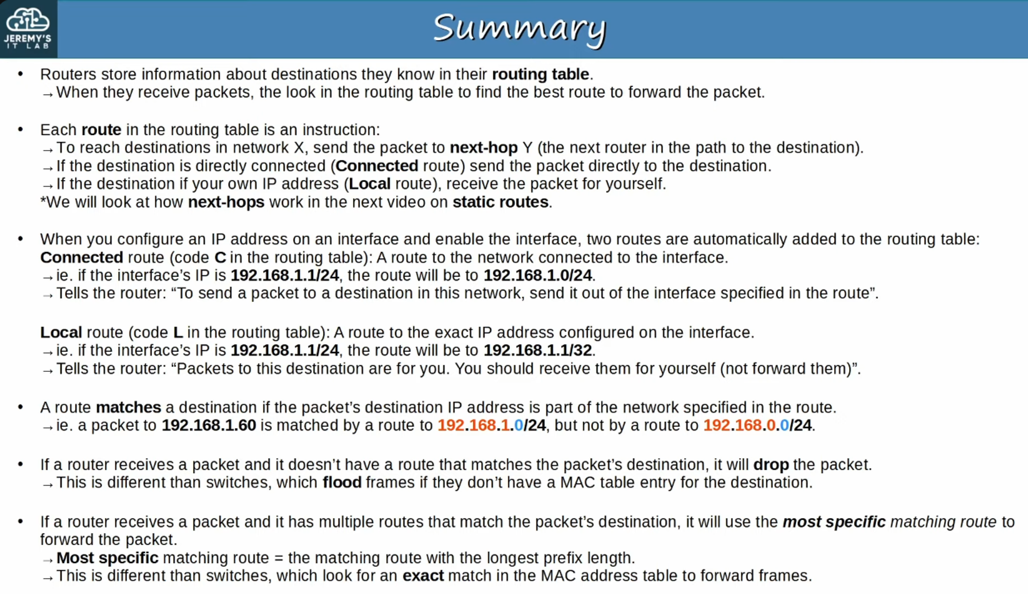 Dynamic vs Static Routing