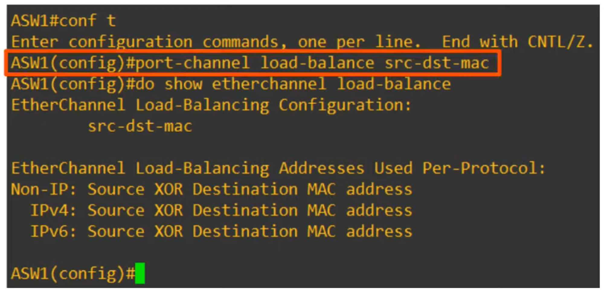 Change Load-Balancing