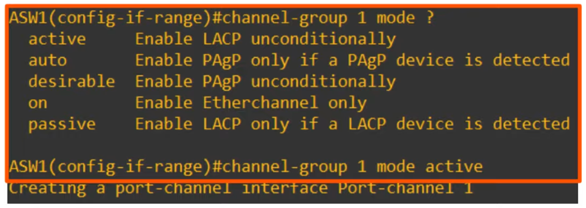 LACP Configuration