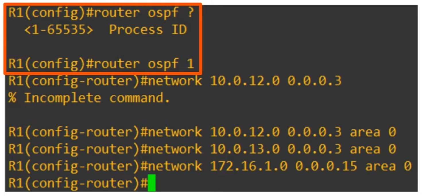 OSPF Commands