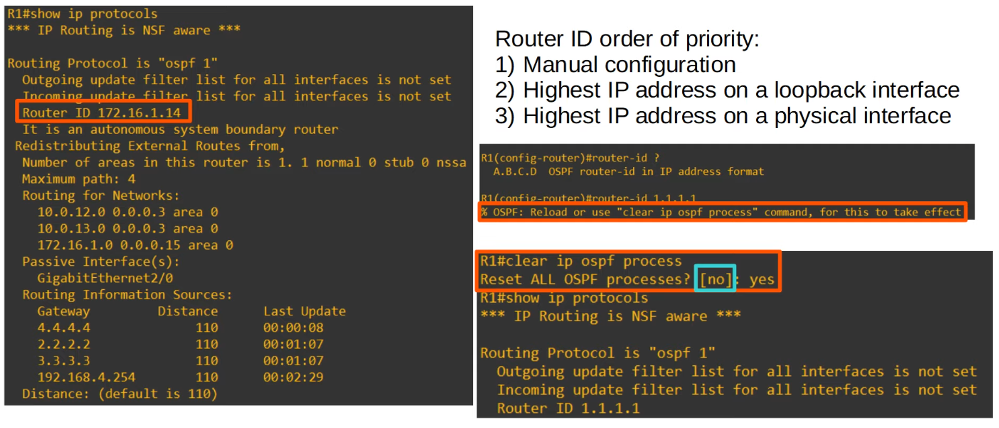 show ip protocols Output