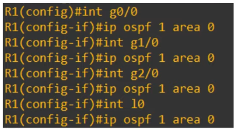 OSPF Interface Activation