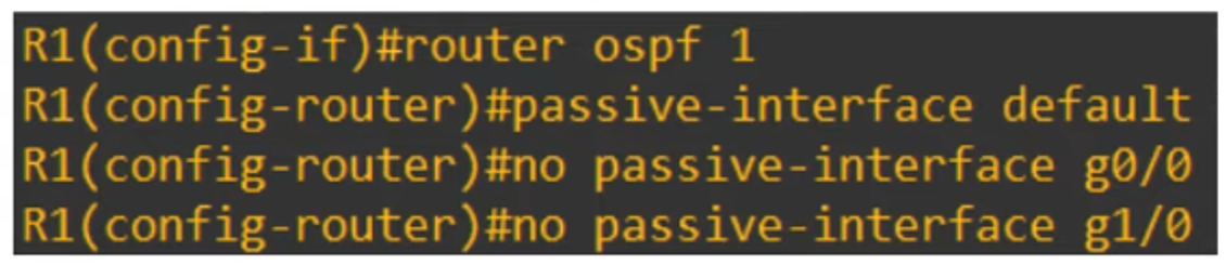 Passive Interface Default