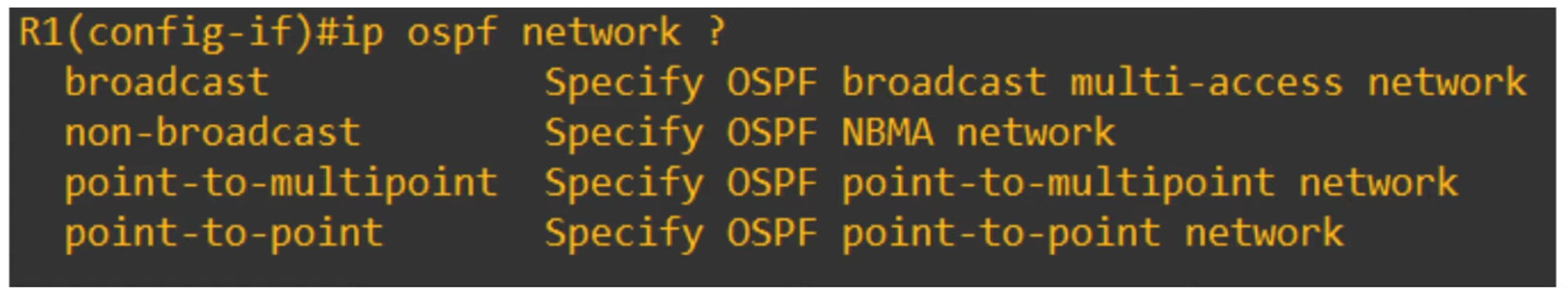 Network Type Example