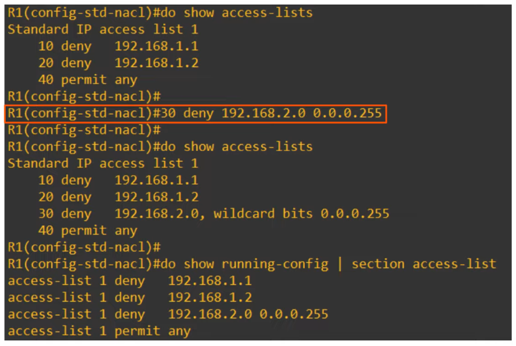 Example of resequencing